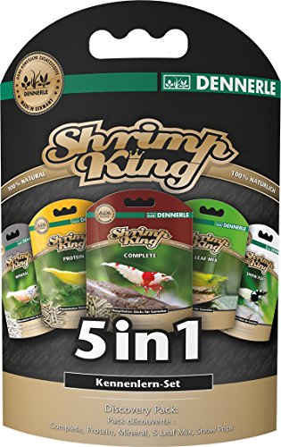 Shrimp King Garnelenfutter 5 in 1 Kennenlern-Set - für Ziergarnelen von Dennerle