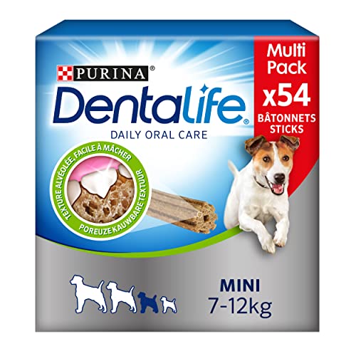 DENTALIFE Mini Multipack - 54 Kauknochen für kleine Hunde - 882 g - tägliche Mundhygiene von Dentalife