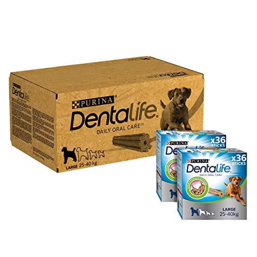 DENTALIFE Große Hunde Leckerli Dental Chew 36 Stick, 2 Stück von Dentalife