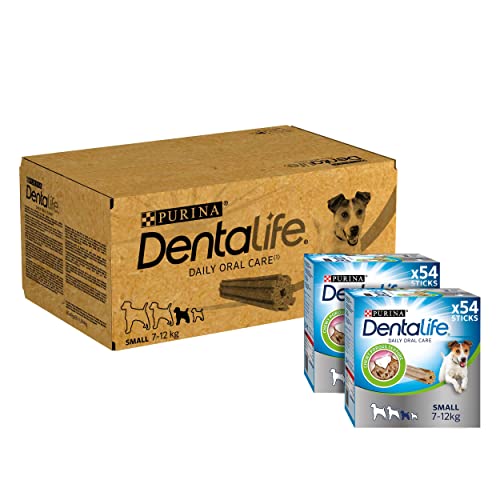 Dentalife Kauspielzeug für kleine ausgewachsene Hunde, 1,76 kg, 108 Stück von Dentalife