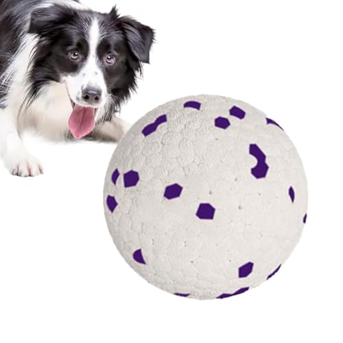 Deojtga Beruhigender Ball, sicheres Kauspielzeug für Hunde, Stressabbau, sanfte emotionale Unterstützung, Ball für Haustiere, Hunde, Welpen, Gelb von Deojtga