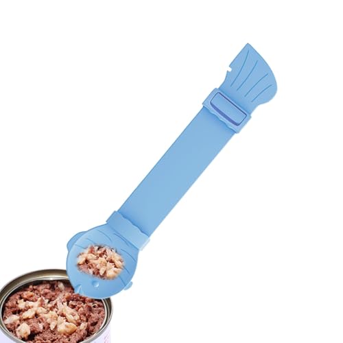 Deojtga Cat Strip Feeder Squeeze Spoon | Leckbarer Leckerli Fütterungsspender | Leckbarer Leckerli Fütterungsspender, Tierfutter Mischlöffel, Intelligenter Multifunktionaler Futterspender für Kätzchen von Deojtga