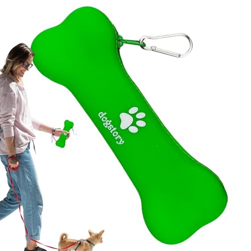 Deojtga Leckerlibeutel für kleine Hunde – Trainings-Hundeleckerli-Tasche mit Karabiner – wiederverwendbare Leckerli-Tasche für Hunde, zum Anklippen, tragbarer Trainingsbehälter für Hundesnacks von Deojtga