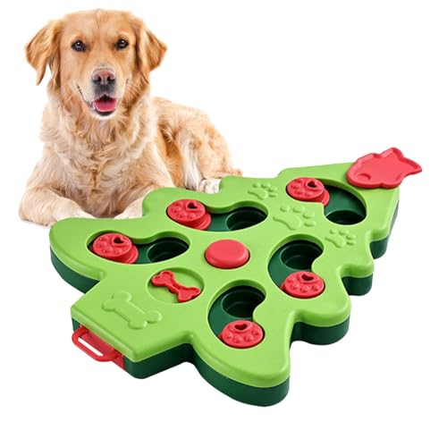 Deojtga Slow Feeder, Leckerli-Puzzle für Hunde - Futterspielzeugspender Slow Feeder Bowl für Leckereien | Interaktives Leckerli-Puzzlespielzeug für Hunde, praktisches und sicheres Futterspielzeug für von Deojtga