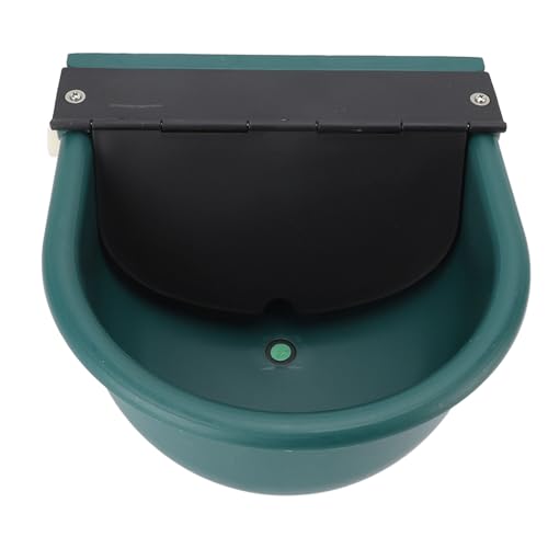 Automatische Tierische Trinkwasserschale, 10.2x11x 5,5 Zoll Viehstock Wassertrogspender mit Schwimmerventil und Deckel, Plastik -Vieh -Wasserer -Wasserer -Feeder für Viehstock, von Depisuta