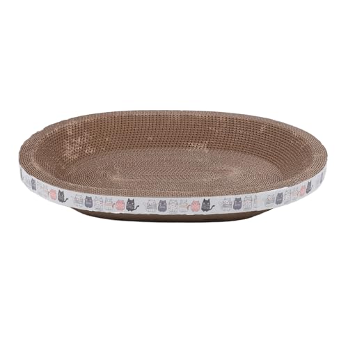 Katzenkratzbrett aus Pappe, Katzenkratzbrett aus Wellpappe, Lounge-Katzenbetten, Möbelschutz für Couch, Teppiche, Sofas. Cat Scratch Pad Bowl Nest für Indoor-Katzen, die Ihre von Depisuta