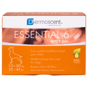 Dermoscent Essential 6 Spot-On für Hunde (10-20 kg) 2 x 4 Pipetten von Dermoscent