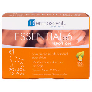 Dermoscent Essential 6 Spot-On für Hunde (20-40 kg) 2 x 4 Pipetten von Dermoscent