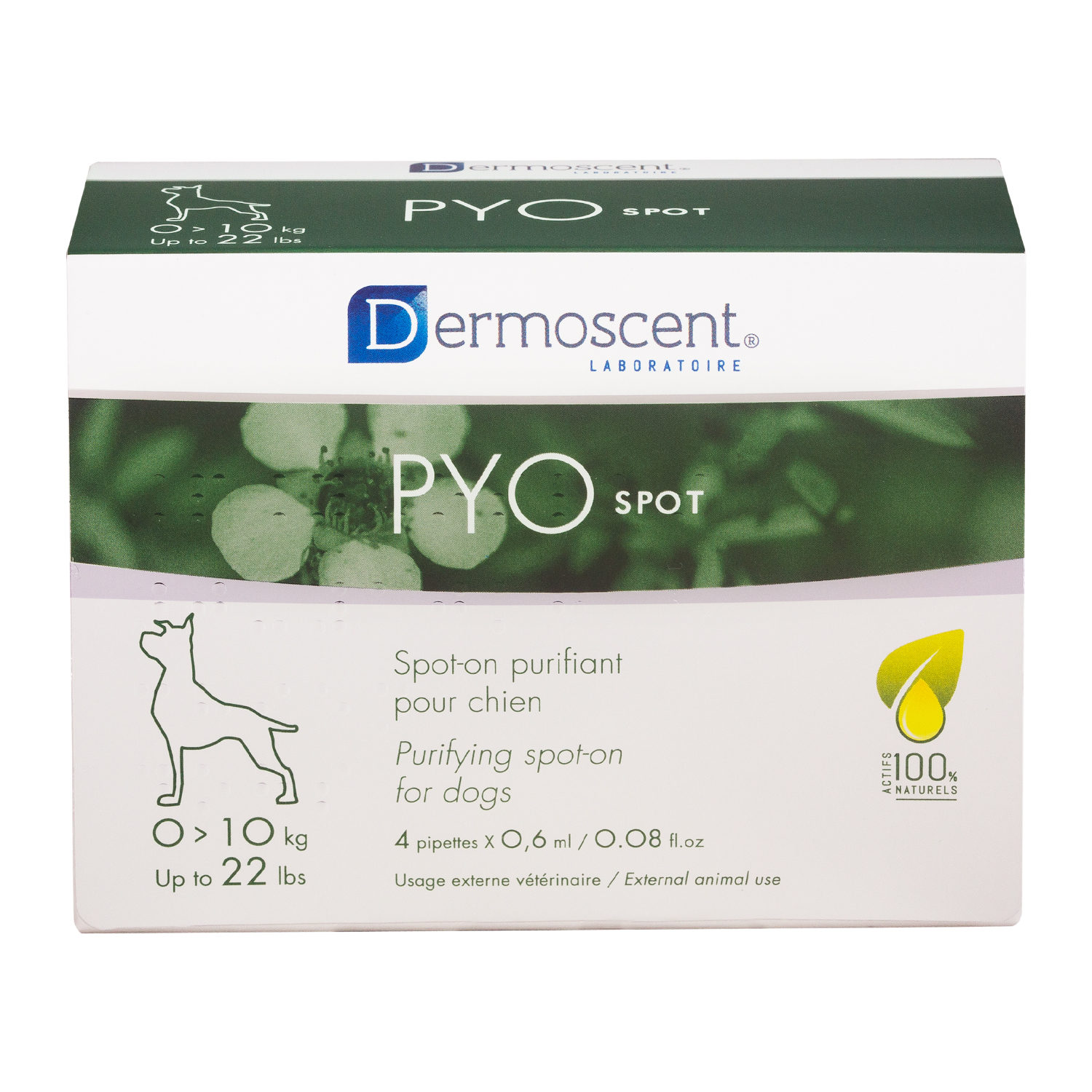 Dermoscent PYOspot 20 - 40 kg - 4 Pipetten Dermoscent PYOspot 20 - 40 kg - 4 Pipetten von Dermoscent