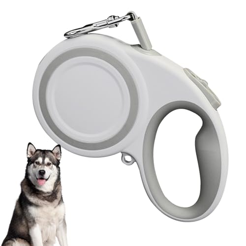 Derwrtup Tragbare einziehbare Hundekette, einziehbare Kette für Hunde - Automatische Hundekette | 360-Grad-Verwicklungsfreie 5-Meter-Kette mit reflektierendem Streifen, praktisches, einziehbares, von Derwrtup