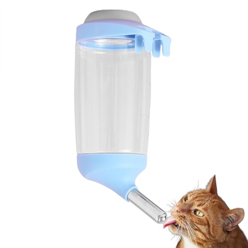 Derwrtup Wasserspender für Hundehüttenkäfige, Wasserflaschenspender für Hundehütten | Water Kennel Hundeflaschenspender - Automatischer Schwerkraft-Futterspender für Haustiere, hängende von Derwrtup