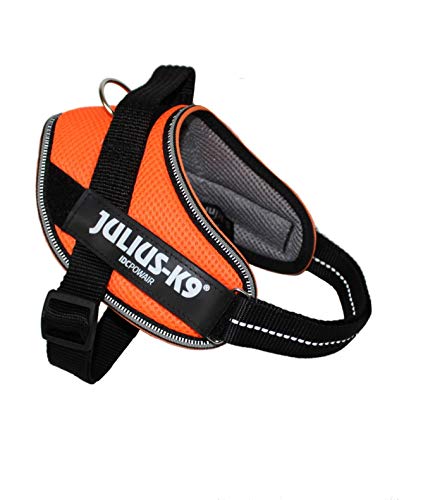 JULIUS K-9, IDC Powair Hundegeschirr, Größe: 3XS / Baby 1, Orange von JULIUS K-9