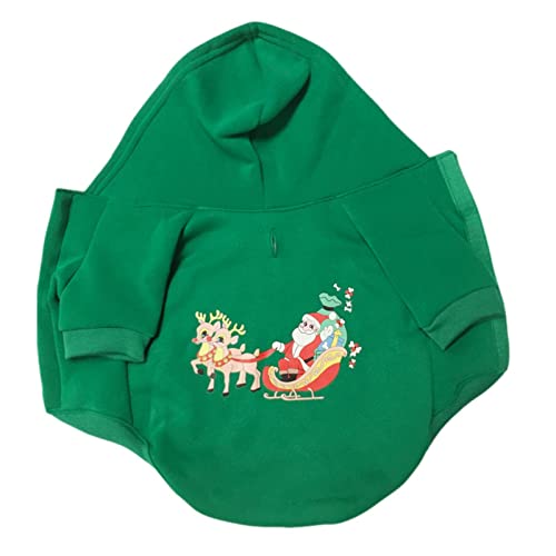 Weihnachtliches Hundekostüm, niedliche Winterkleidung für Hunde, Weihnachtsanzug für kleine Hunde, Weihnachtsmannanzug für Haustiere, Hoodies für kleine Hunde und Katzen Generic von Desconocido