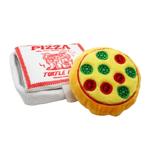 design LAB, Inc. Teenage Mutant Ninja Turtle Offizielles Merchandise | Nesting Plush Toys for Dogs | Pizza von Design LAB Inc.