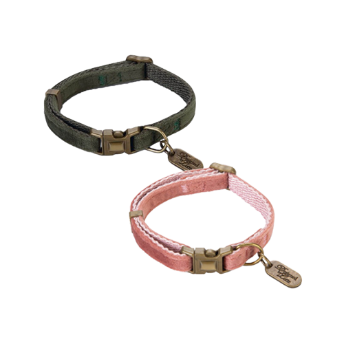 8,22Designed by Lotte Velura - Hundehalsband - Rosa - 20-30 cm x 10 mm von Designed by Lotte