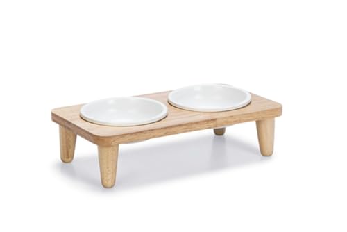 Designed by Lotte Dinnerset Djeha - Katzenfutter Napf - Holz - von Designed by Lotte