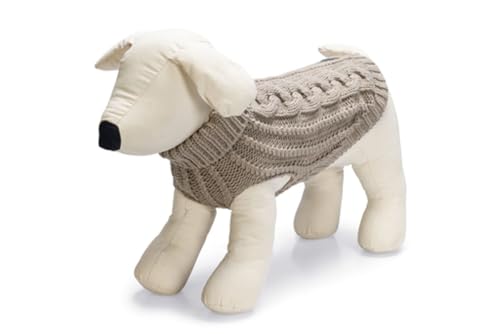 Designed by Lotte - Hundepullover - Beige - Größe XXL - 40 cm von Designed by Lotte