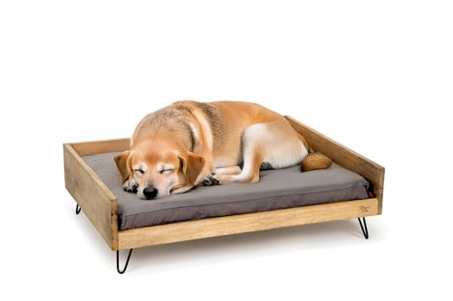 Designed by Lotte Turana, Hundebett, Holz, 100x70x28 cm Designed by Lotte Turana, Hundebett, Holz, 100x70x28 cm von Beeztees