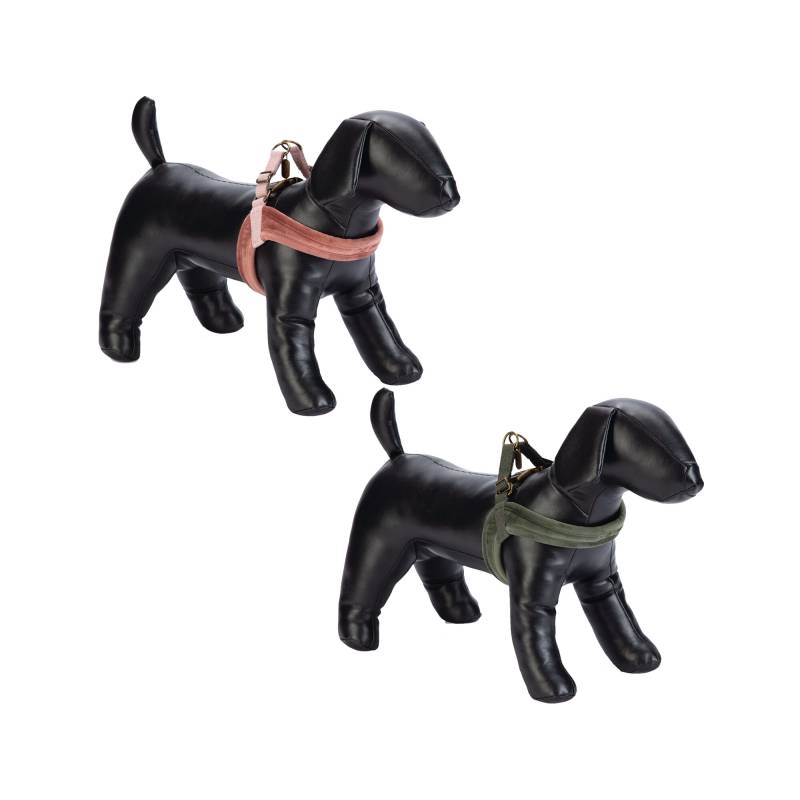 Designed by Lotte Velura - Hundegeschirr - Rosa - M - 20 mm x 58 cm von Designed by Lotte