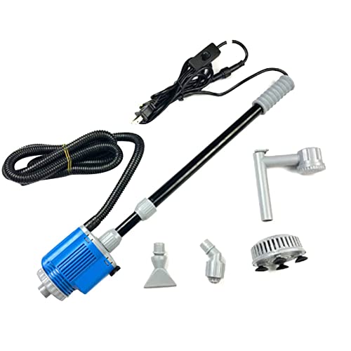 Desikixudy 1Set Elektrische Aquarium-Wasserwechselpumpe, Aquarium-Reinigungswerkzeug, Wasserwechsler, EU-Stecker von Desikixudy