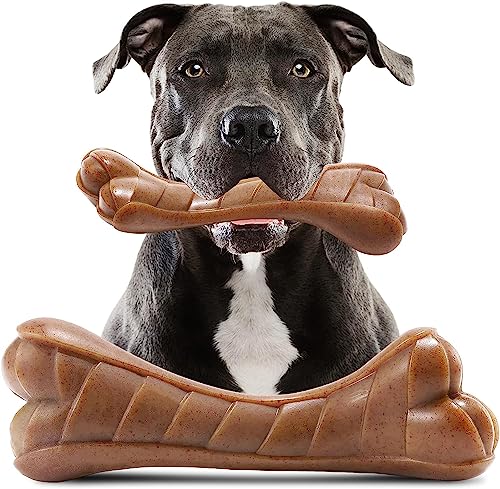Kauspielzeug für aggressive Kauer, unzerstörbares Hundespielzeug, langlebiges Hundespielzeug, Hundespielzeug, extrem zahnende Kauspielzeuge für mittelgroße und große Hunderassen Kauspielzeug für aggressive Kauer, unzerstörbares Hundespielzeug, langlebiges Hundespielzeug, Hundespielzeug, extrem zahnende Kauspielzeuge für mittelgroße und große Hunderassen von Devolamn