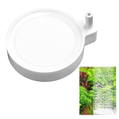 Nano Aquarium Luftstein 50mm, Ultra-leiser Sprudelstein für Aquarien & Teiche, Hochleistungs-Luftausströmer für verbesserte Sauerstoffversorgung, Aquarium Luftausströmer Einstellbare Blasengröße von Dewfigs ㅤ