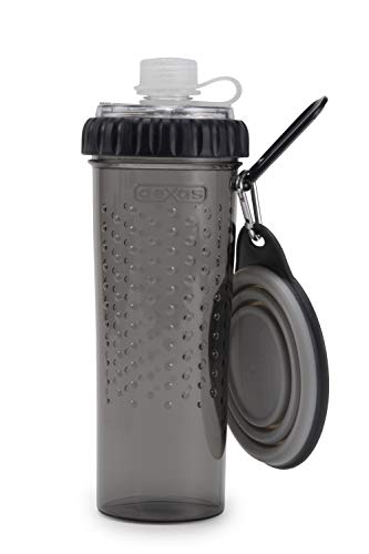 Dexas PW450432429 Snack-Duo with Companion Cup, Light Grey, 1 stück von Dexas