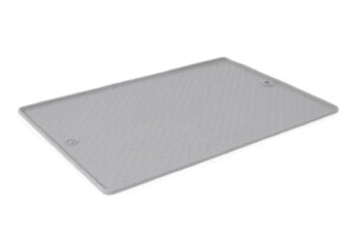 Dexas PW950429 Pet Bowl Grippmat, L, Light Grey, L, 1 stück von Dexas