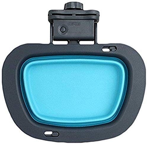 Dexas Popware for Pets Collapsible Rectangular Kennel Bowl, Large, Gray/Blue by Dexas von Dexas