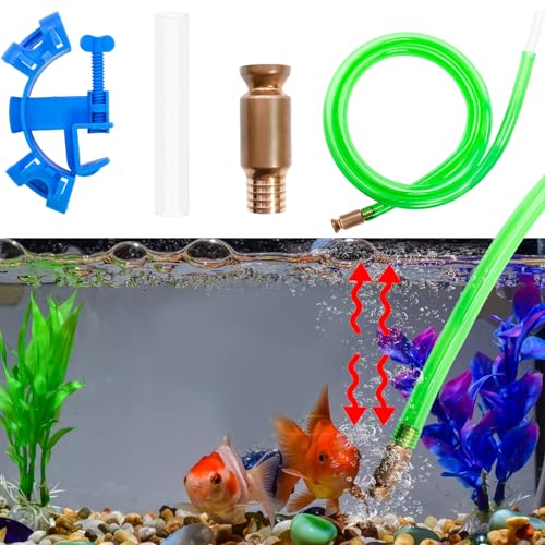 Dexspoeny Hand-Siphonschlauch für Aquarien, Kiessauger für Aquarium, Siphonpumpe, Siphon-Set für große Aquarien, schneller hoher Wasserfluss mit starker Saugkraft und einfach zu installierender von Dexspoeny