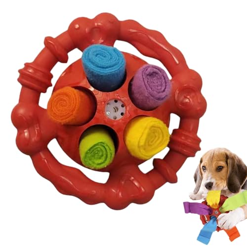 Dfstvup Interaktiver Hundespielzeugball, Slow Feeder Futtersuche-Schnüffelball, Interaktives Spielzeug zum langsamen Füttern von Hunden, Pet Slow Feeder Kauspielzeug, Dfstvup Interaktiver Hundespielzeugball, Slow Feeder Futtersuche-Schnüffelball, Interaktives Spielzeug zum langsamen Füttern von Hunden, Pet Slow Feeder Kauspielzeug, von Dfstvup