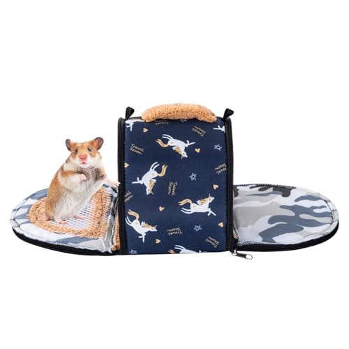 Dfstvup Pet Carriertasche, Hamster -Trägertasche | Hedgehog -Träger Windschutzkoffer - Reisekäfig warme Tragepackhamster für Mäuse Chinchillas von Dfstvup