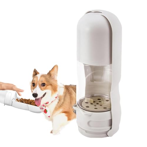 Dgayaeic 2 in 1 Hundwasserflasche, Reisewater Water Bowl - Hundereise Trinkwasserflasche,Hundereisenzubehört von Dgayaeic