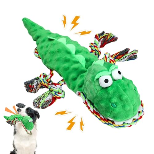 Dgayaeic Gefülltes Hundespielzeug – Interaktives Plüsch-Quietschspielzeug, lustiger geknoteter Beißring, bissfeste Puppe, interaktives Zerrspiel mit Stretch-Seil für kleine, mittelgroße und große Dgayaeic Gefülltes Hundespielzeug – Interaktives Plüsch-Quietschspielzeug, lustiger geknoteter Beißring, bissfeste Puppe, interaktives Zerrspiel mit Stretch-Seil für kleine, mittelgroße und große von Dgayaeic