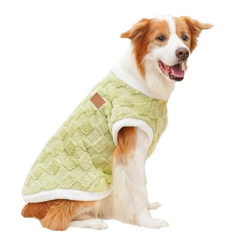 Dgayaeic Hunde-Winterkleidung, weicher Pullover für Hunde, leichter Pullover für Hunde, winddichte Haustierkleidung für kleine, mittelgroße und große Hunderassen von Dgayaeic