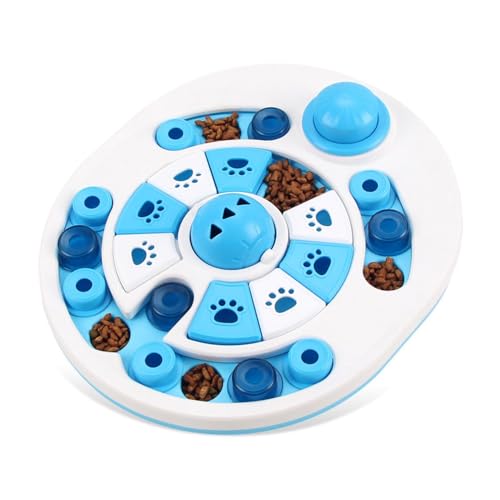 Dog Treat Puzzle Toy, Pet Interactive Feeder Toy, Dog Puzzle Feeder, Puppy Treat Dispenser Slow Feeder Bowl Dog Toy, Dog Brain Games Feeder With Non-Slip Interactive Improve Puzzle Bowl For Puppy von Dgayaeic