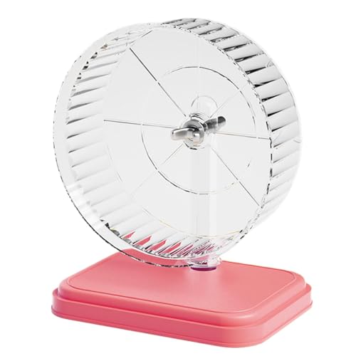 Hamster Laufrad Spielzeug, Transparent Silent Running Hamster Exercise Wheel Toys For Small Animals, Ultra-Quiet & Silent Promotes Healthy Exercise For Pet Hamster Small Pets von Dgayaeic