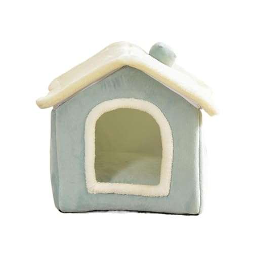 House Shaped Cat House for Indoor Cats, Stylish Cat Bed House, Soft Plush Cat House, Cat Cave Bed Cat House Cat Tent with Removable Washable Cushioned Pillow Covered Cat Beds for Resting and Sleeping von Dgayaeic