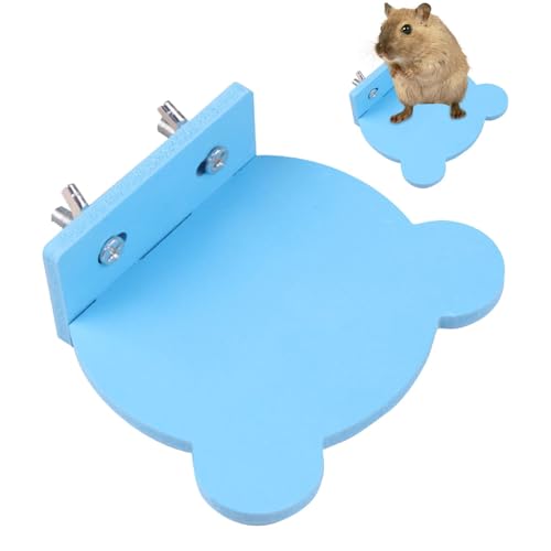 Activity Board for Hamster | Pet Stand for Climbing and Playing | Cage Decor for Chinchillas and Small Animals | Fun Hamster Accessories | Encourages Exercise and Exploration von Dgkdek