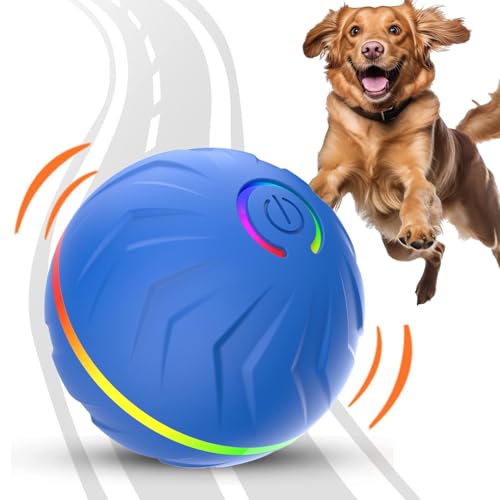 Dgkdek Rollender Ballhund, verbesserte Bewegung Rolling, interaktives Hundspielzeug, Spaß und Sicherheit, kann sie Lange verwenden, um 2,6 Zoll für Haustiere zu brechen von Dgkdek