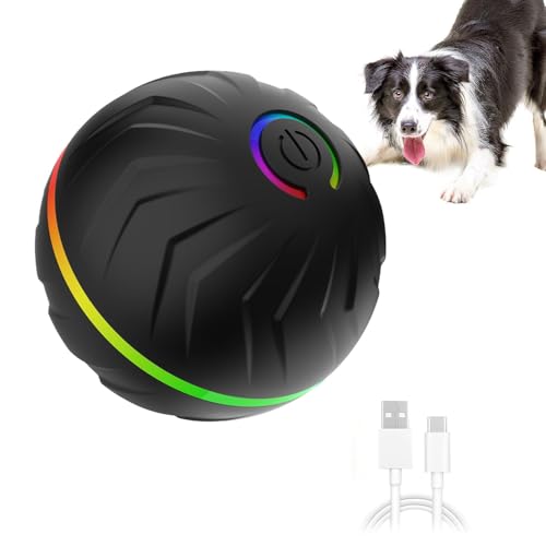 Dgkdek Rollender Ballhund, verbesserte Bewegung Rolling, interaktives Hundspielzeug, Spaß und Sicherheit, kann sie Lange verwenden, um 2,6 Zoll für Haustiere zu brechen von Dgkdek