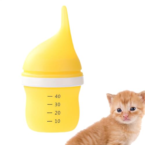 Futterflaschen für Kätzchen, präzise Welpenflasche, leicht zu reinigen, auch sicher zu verwenden, 11 cm, für Hunde, Katzen von Dgkdek