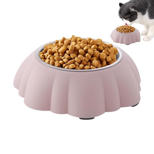 Futternäpfe für Tierfutter und Wasser, Metall-Katzenfutter, Edelstahl, rutschfeste Katzenfutternäpfe für kleine Katzen, sichere Fütterung für Kätzchen, Haustiere, Welpen, Frettchen, Vögel von Dgkdek