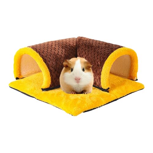 Kleintierrohr Hamster-Tunnelbett waschbar Haustier Versteck bequem waschbar 35x35x15cm für Hamster Hasen Chinchillas Frettchen Eichhörnchen von Dgkdek