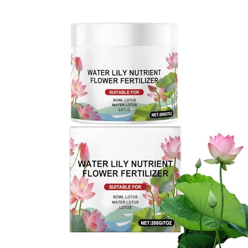 Teichwasserlily Nährstoff, Bloom -Booster -Dünger, blühende Wasserwurzel, Einfach und Sicherheit, um sie anzuwenden und ihnen zu helfen, ihnen bei Pflanzen wunderschön zu blühen von Dgkdek