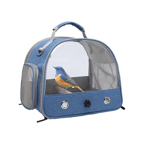 Vogel-Reisetragetasche Mit Sitzstange, Vogeltrage-Reisekäfig, Atmungsaktive Vogelkäfig-Tasche, Reise-Vogel-Rucksackkäfig, Faltbare Papageienkäfig-Reisetragetasche Für Sittiche, Papageien, Vögel von Dgkdek