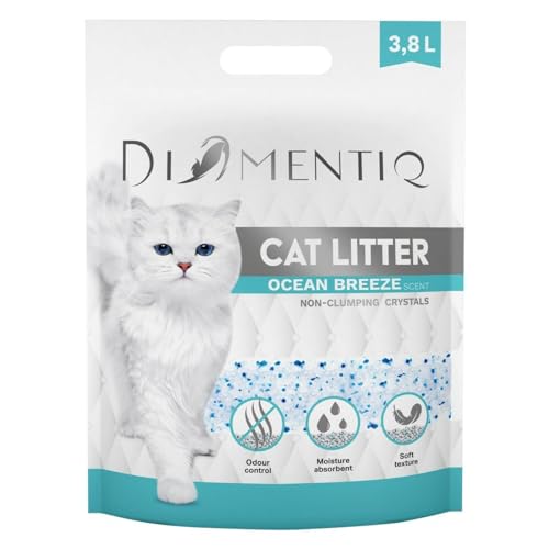 Diamentiq Ocean Breeze Katzenstreu, 3,8 l von Diamentiq