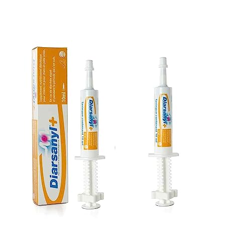 Diarsanyl Plus | Doppelpack | 2 x 10 ml Injektor | Paste zum Eingeben in das Maul | Kann zur Linderung akuter Resorptionsstörungen des Darms bei Katzen und Hunden beitragen von Diarsanyl