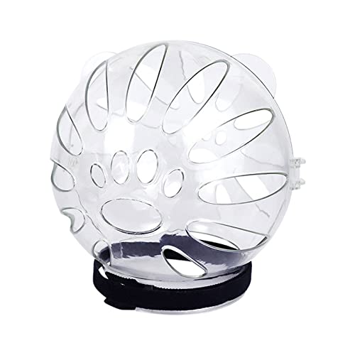 Diarypiece Pet Recovery Space Helm Anti Leck/Anti Biss Kopfbedeckung Atmungsaktiv – Helm Pflegehilfe Liefert Maulkörbe Blase Zum Nagelschneiden von Diarypiece