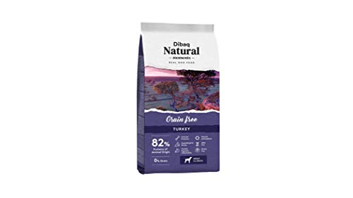 Dibaq Natural Moments Grain Free Turkey Truthahnfutter getreidefrei und 100% natürlich für ausgewachsene Hunde - 2 kg von Dibaq